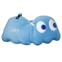 Pac Man Blue Ghost Travel Pillow and Eye Mask Set additional image