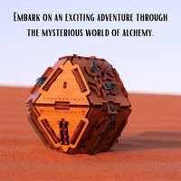 Philosopher's Stone Box with Metal Puzzle Box additional image