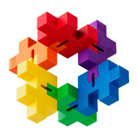 Plus Plus Hexel Fidget Toy Spectrum additional image
