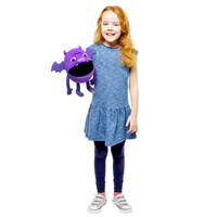Purple Baby Monster Puppet additional image