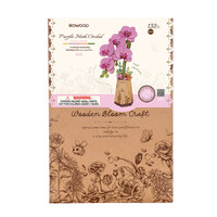 Rowood Purple Moth Orchid Wooden Bloom Craft Kit additional image
