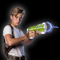 Quantum Blaster with 10 Foam Balls GREEN additional image