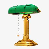 Retro Bankers Desk Light Construction Set 523pcs additional image
