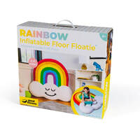 Rainbow Inflatable Floor Floatie Cushion additional image