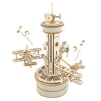 ROKR Airplane Control Tower Mechanical Music Box additional image