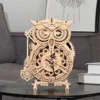 Robotime Mechanical Gears Owl Clock additional image