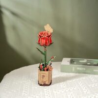 Rowood Red Rose Wooden Bloom Craft Kit additional image