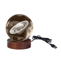 Saturn 3D LED Crystal Lamp additional image