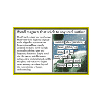 Sci-Fi Magnetic Poetry Kit additional image