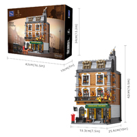Sherlock Holmes 221B Baker Street Model Building Kit Apartment 3087pc additional image