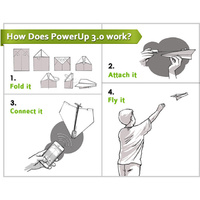 PowerUp 3.0 Smartphone Controlled Paper Airplane Kit additional image