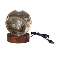 Solar System 3D LED Crystal Lamp additional image