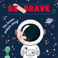 Space Themed Tin of 30 Adhesive Bandaids additional image