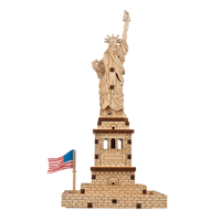 UGears Statue of Liberty Mini Wooden Model Kit additional image