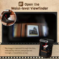 Retro Collection Twin Lens Reflex Camera Construction Set additional image