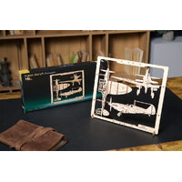 UGears Fighter Aircraft 2.5D Wooden Puzzle Kit additional image