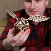 UGears Harry Potter Golden Snitch Mechanical Model Kit additional image