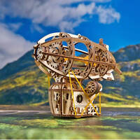 UGears Mini Steampunk Airship Model Kit additional image