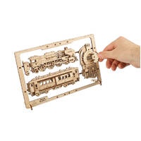 UGears Steam Express 2.5D Wooden Puzzle Kit additional image