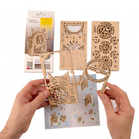 UGears Vintage Alarm Clock Mechanical Model Kit additional image