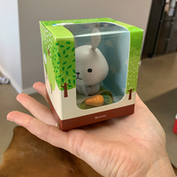 Wooden Happy Bunny Bobbler additional image