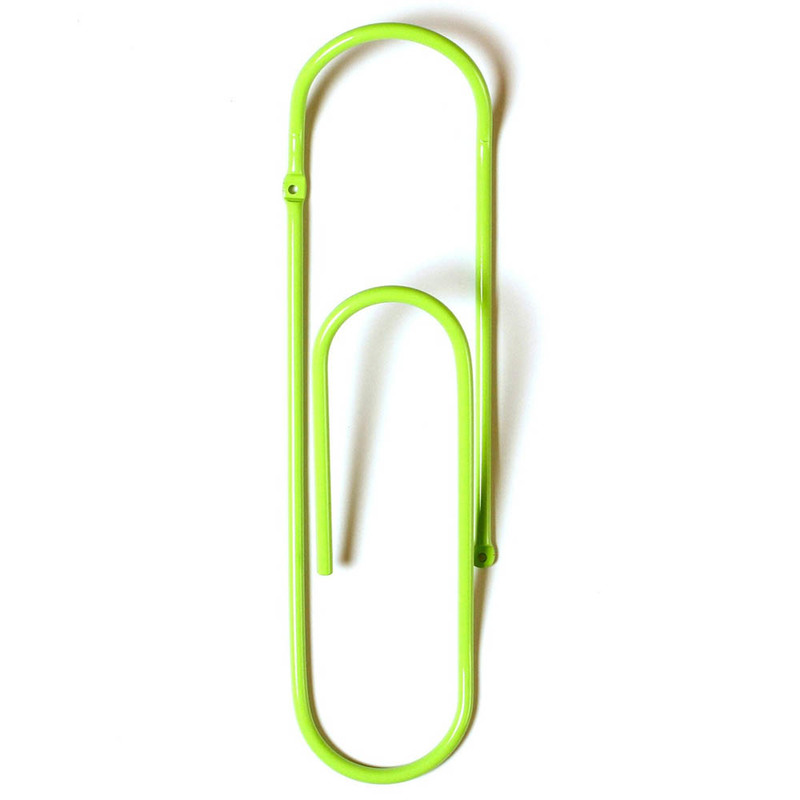 Giant Paper Clip Hook Generic wall hooks have a thing of the past!