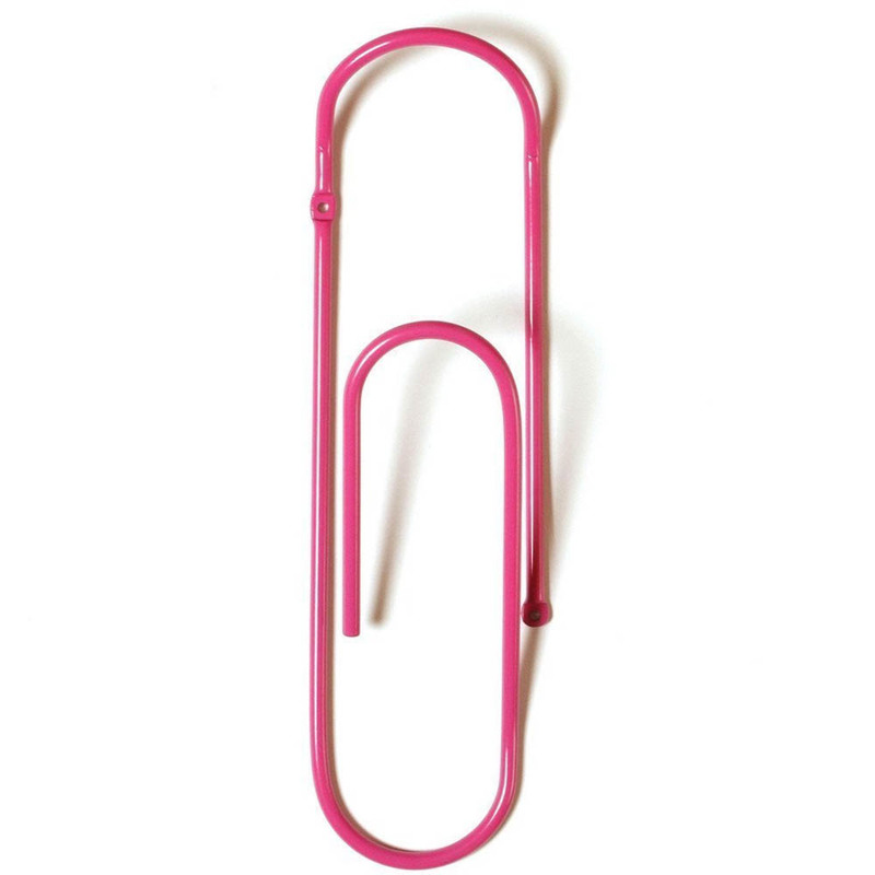 Giant Paper Clip Hook Generic wall hooks have a thing of the past!