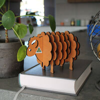 3D Sheep Wooden Coaster Set additional image