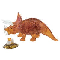 3D Triceratops Crystal Puzzle additional image