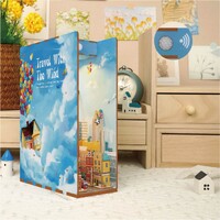 Travel with the Wind 3D Wooden Puzzle DIY Book Nook Kit additional image