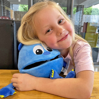 Blue Baby Monster Puppet additional image