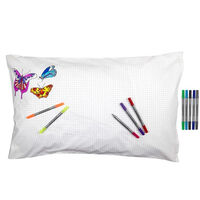 Colour and Learn Butterfly Pillowcase additional image