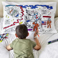 Colour and Learn Space Explorer Pillowcase additional image