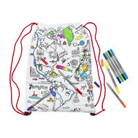 Colour and Learn World Map Backpack additional image