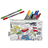 Colour and Learn Working Wheels Pencil Case additional image