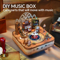 Cat's Family 3D DIY Rotating Music Box Kit additional image