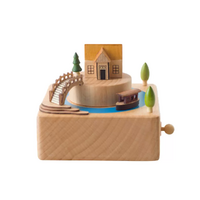 Chalet by the River Wooden Music Box additional image