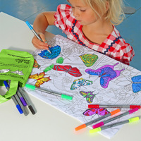 Colour and Learn Butterfly Placemat to Go additional image