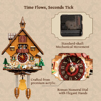 Retro Series Cuckoo Clock Construction Kit 2163pc additional image