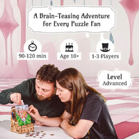 Cluepuzzle Wonderbox of Alice Jigsaw Puzzle Box additional image