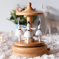 Dancing Ballerina Wooden Music Box additional image