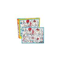 Dr Seuss Cat in the Hat Collage 1000pc Jigsaw Puzzle additional image
