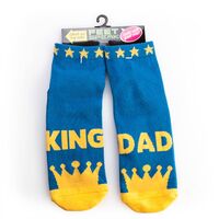 Feet Speak King Dad Socks additional image