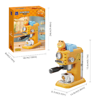 Garfield Coffee Maker Model Building Kit 301pcs additional image