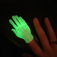 Glow in The Dark Finger Hands Finger Puppet additional image