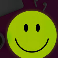 Happy Face Desk Mouse Pad additional image
