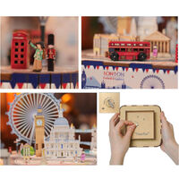 London 3D Rotating Music Box Kit additional image