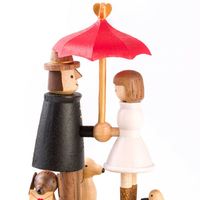 Love under the Umbrella Wooden Musical Box additional image