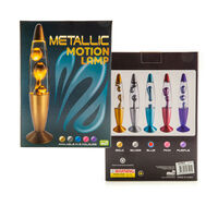 Metallic Magma Motion Lamp Gold additional image