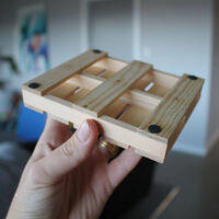 Mini Wooden Pallet Coasters 4 Pack additional image